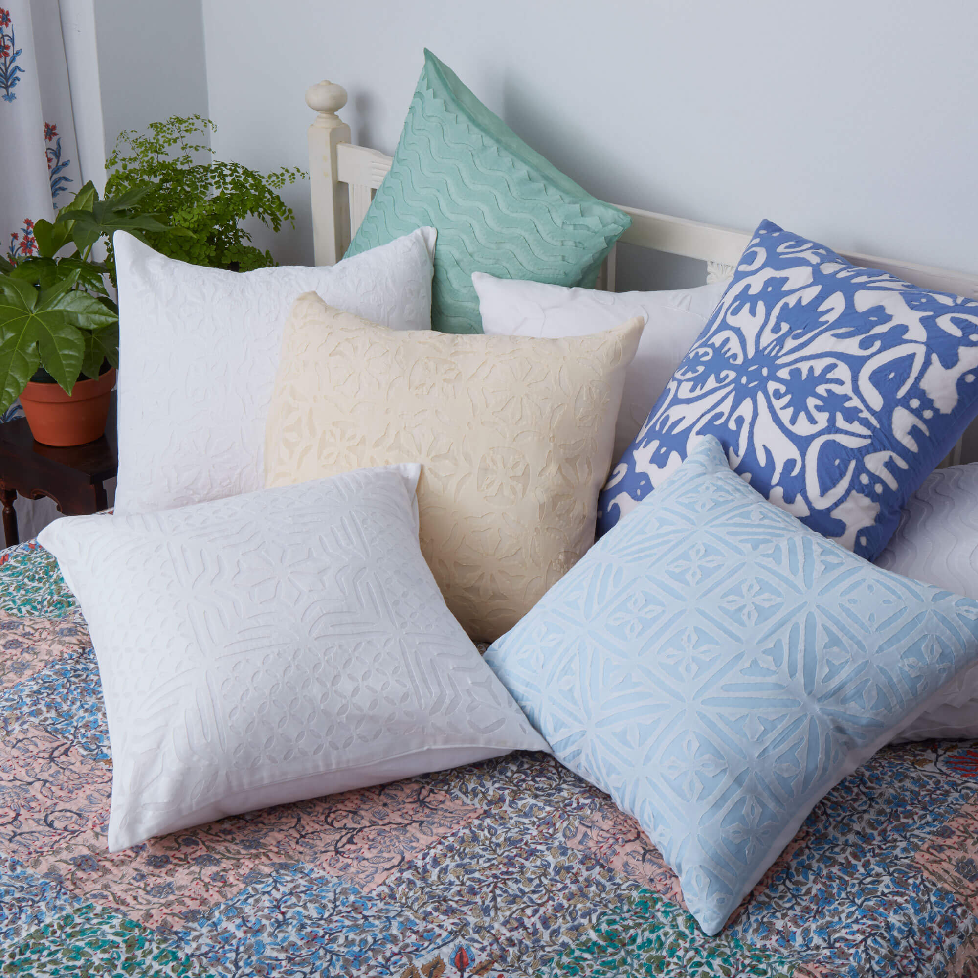 Indian style hot sale pillows